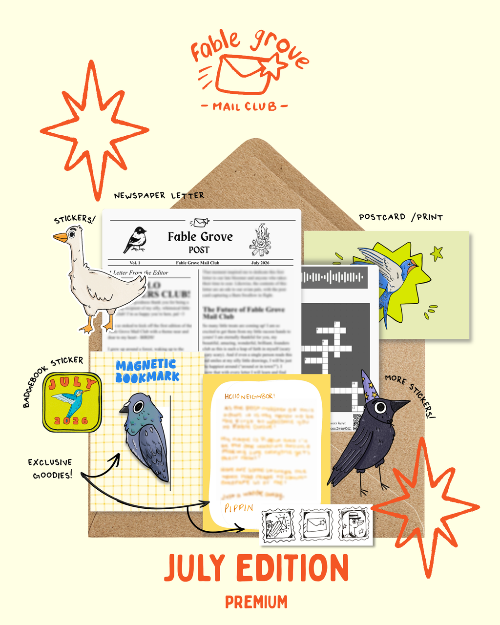 Fable Grove Mail Club Subscription